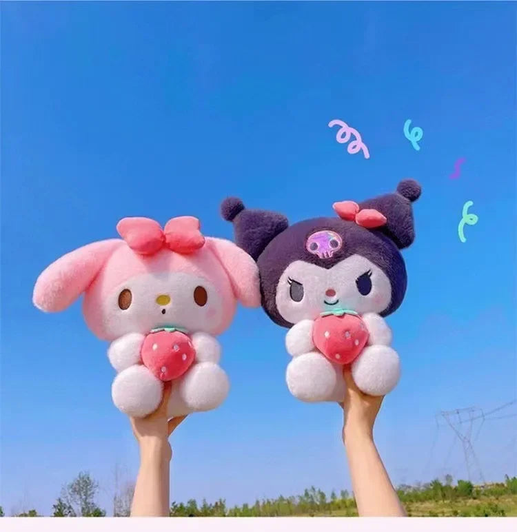 Anime  Hello Kitty Kuromi Cinnamoroll Plush Dolls Room Ornaments Pillow Toy Girl Children Birthday Valentine Gift