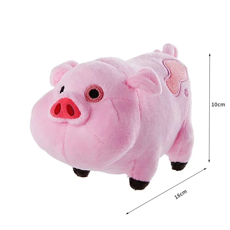Disney Anime Movie Gravity Falls Figures Waddles Pig 18cm Plush Toy Cartoon Stuffed Animals Doll Toy for Girl New Year Xmas Gift