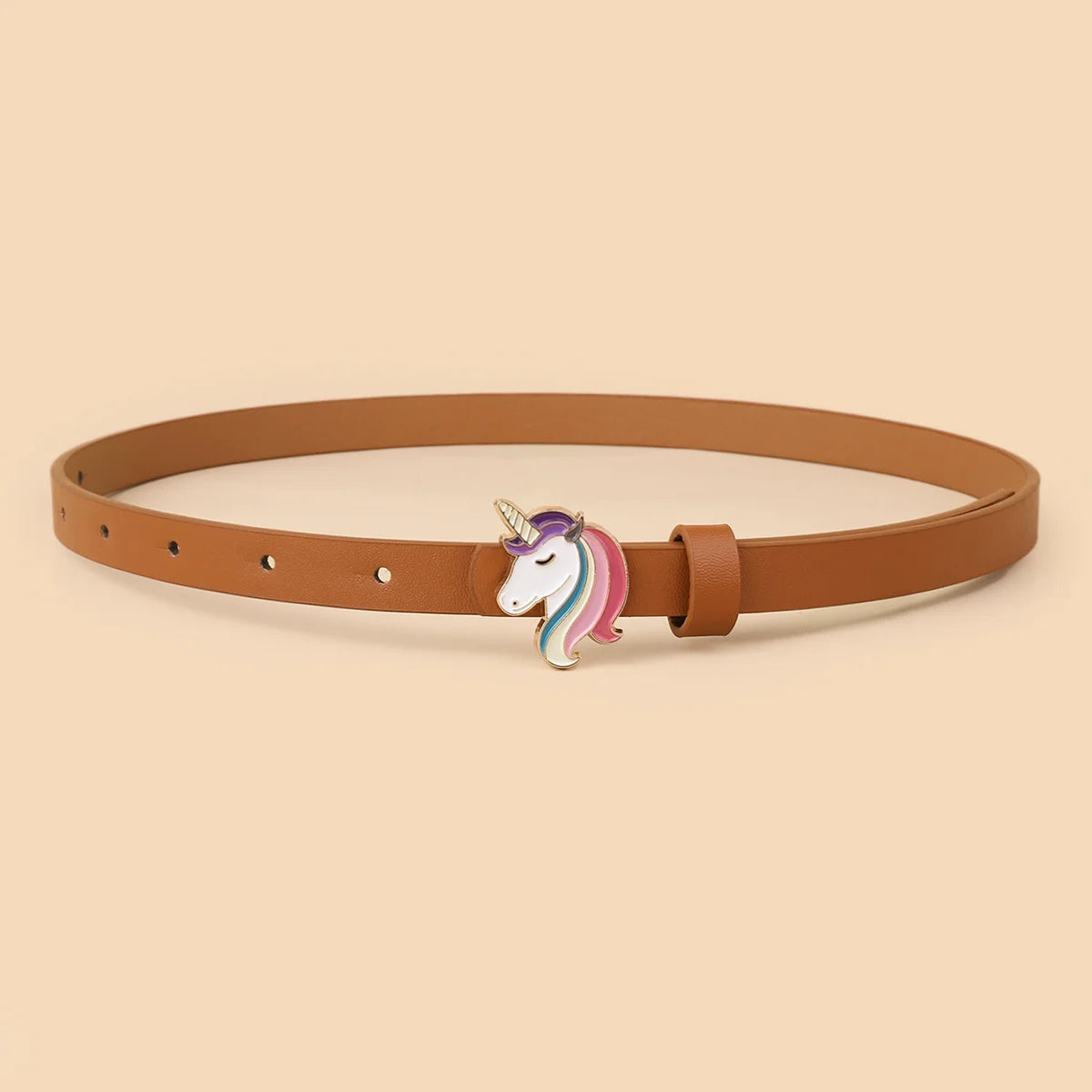 Unicorn Pony Thin Buckle Belt