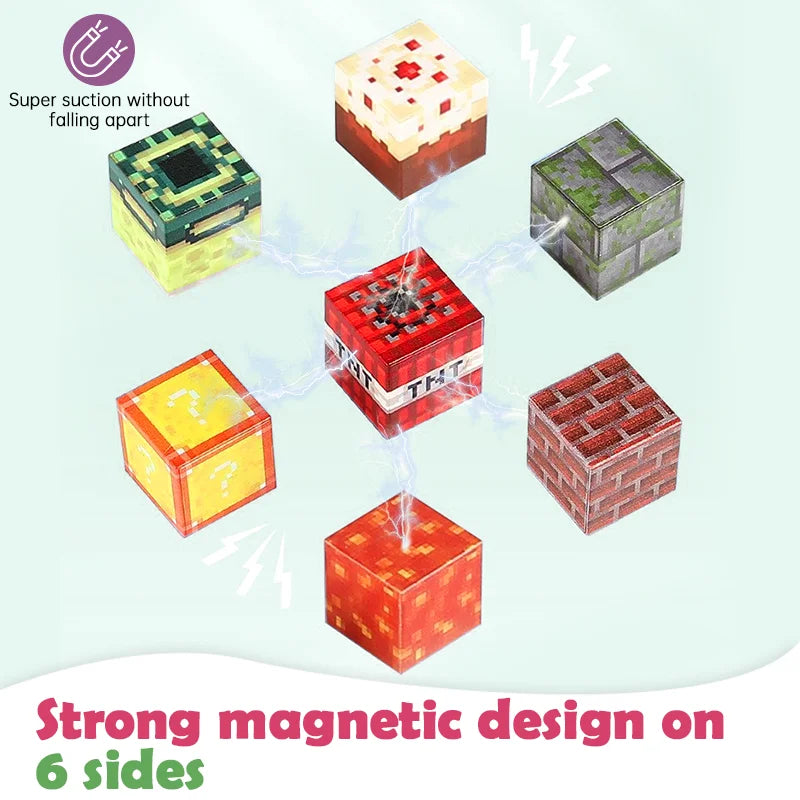 Magnetic Block Sensory Game for Youngsters