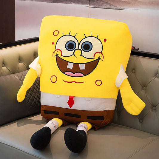 SpongeBob Patrick Star Plush Toy Lovely Stuffed Anime Cartoon Plushies Cuddly Movie Doll Pillow Birthday Gifts