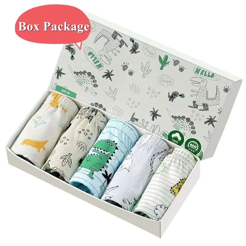 Exquisite Box Package Boy's Soft Breathable Underwear