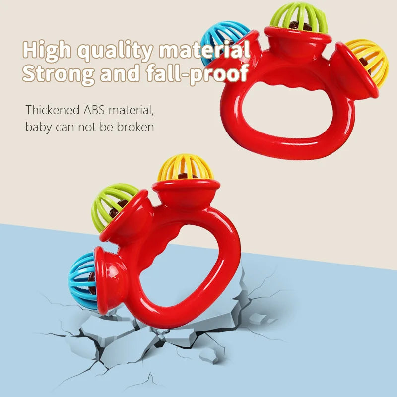 4PCS Baby Hand Rattle Ball Toys