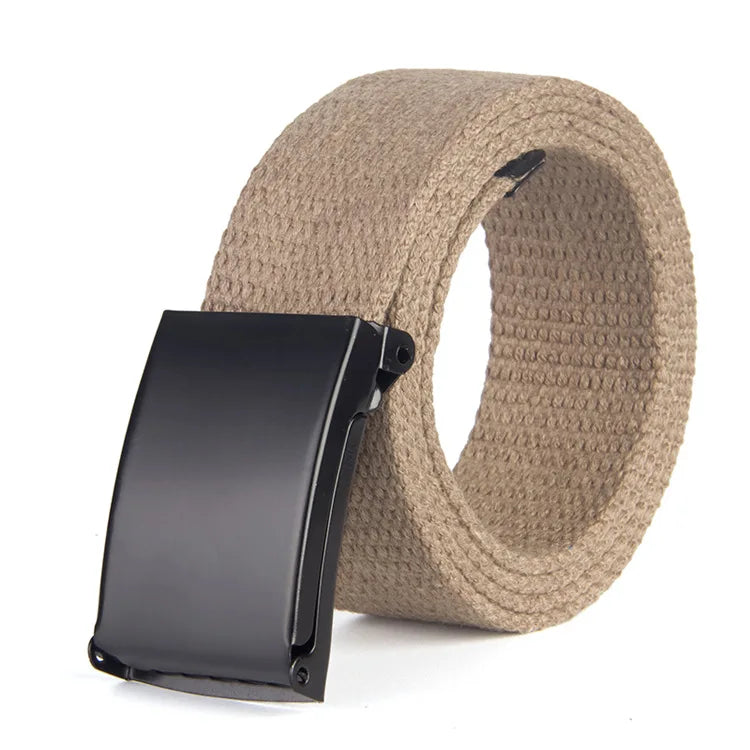 Metal Buckle Canvas Belt