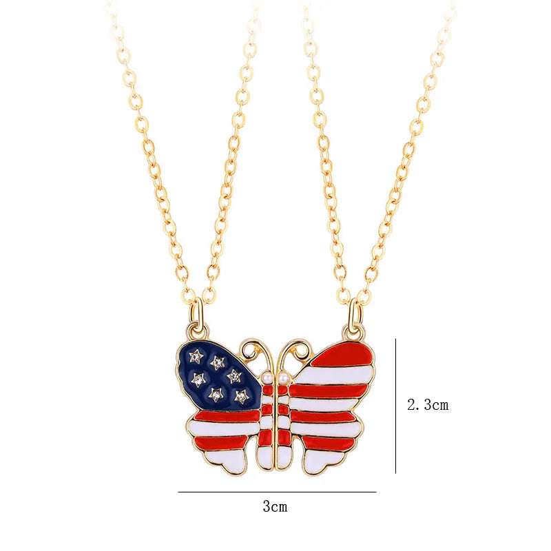 2 Pcs/set Best Friend Necklaces For Kids