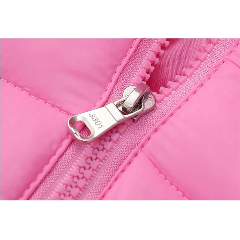 Kid's Lightweight Down Warm Hooded Jacket