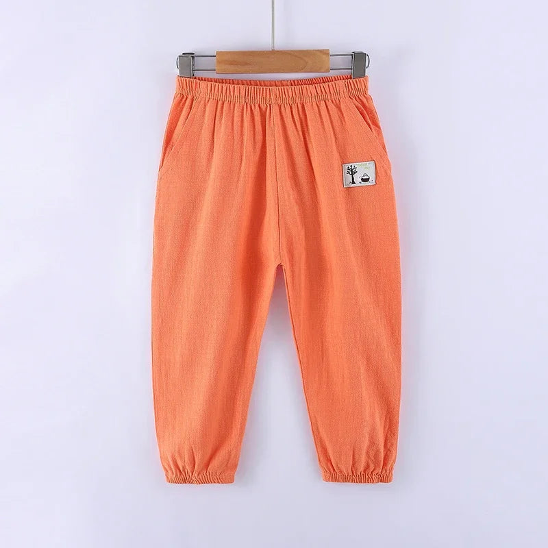 Children's Cotton Linen Trousers