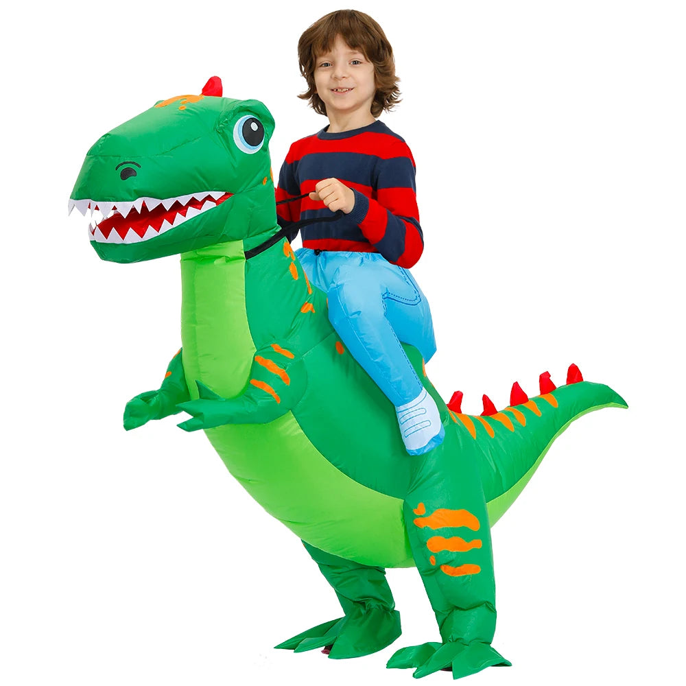 Child Kids Mascot Dinosaur Inflatable Costumes Unicorn Rooster Anime Dress Suits Purim Halloween Christmas Party Cosplay Costume