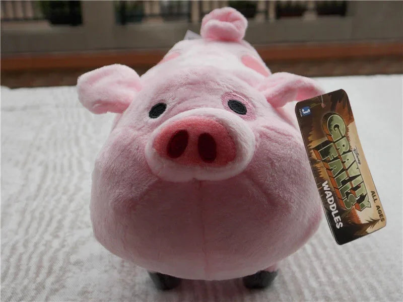 Disney Anime Movie Gravity Falls Figures Waddles Pig 18cm  Cartoon Stuffed Animals Plush Doll Toy for Girl New Year Xmas Gift