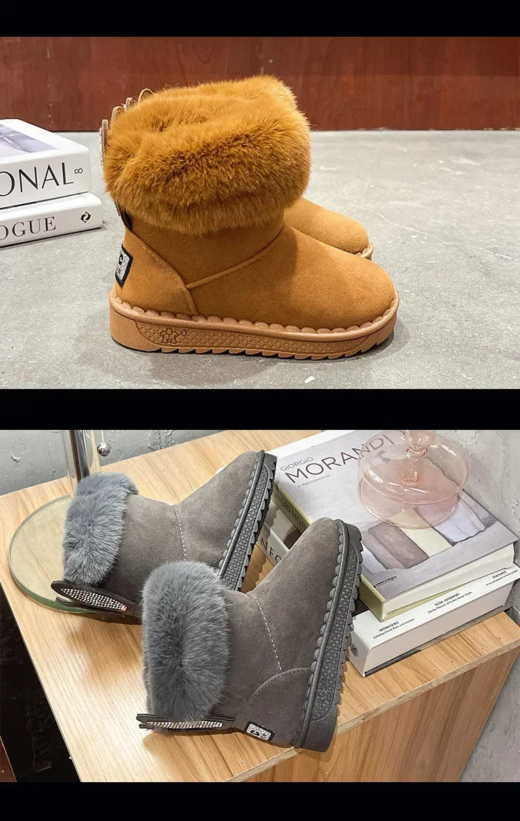 Soft Warm Cotton Snow Boots