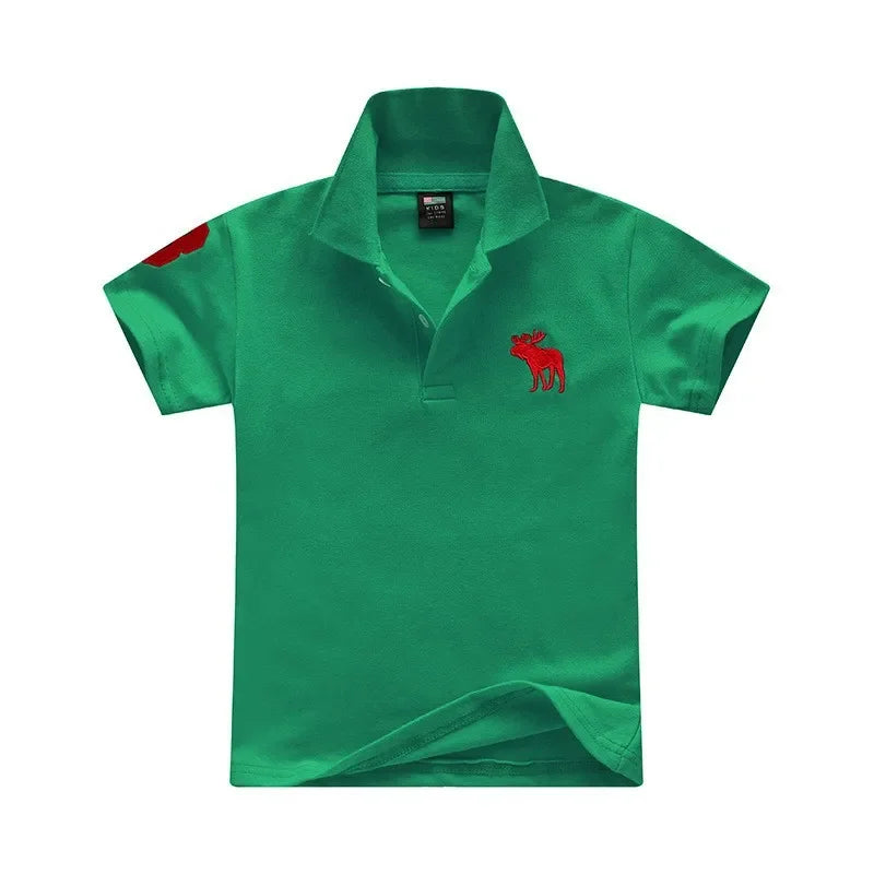 Boys Casual Polo Shirts T-shirt