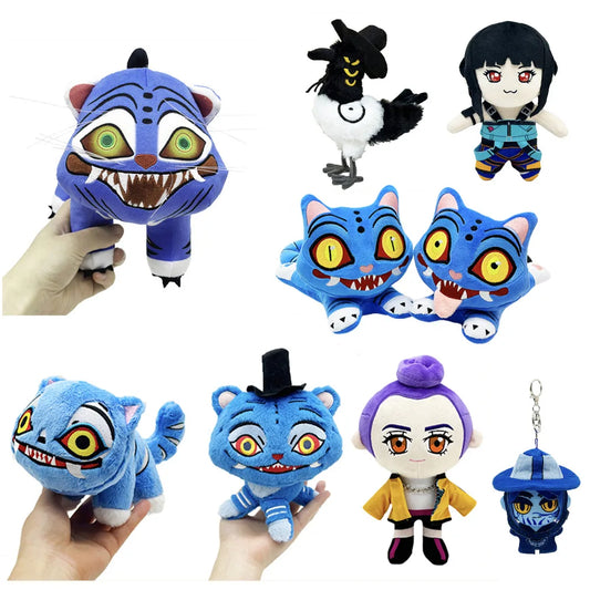 2025  Kpop Movie Demon Game Hunters 20cm Tiger 25cm Magpie Cosplay Costume Stuffed Doll Peripherials Toy Kids Fans Gifts