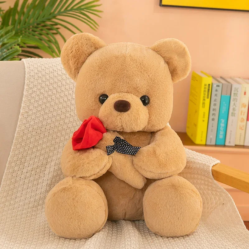 Valentine's Day roses teddy bear animal plush toys teddy bear dolls