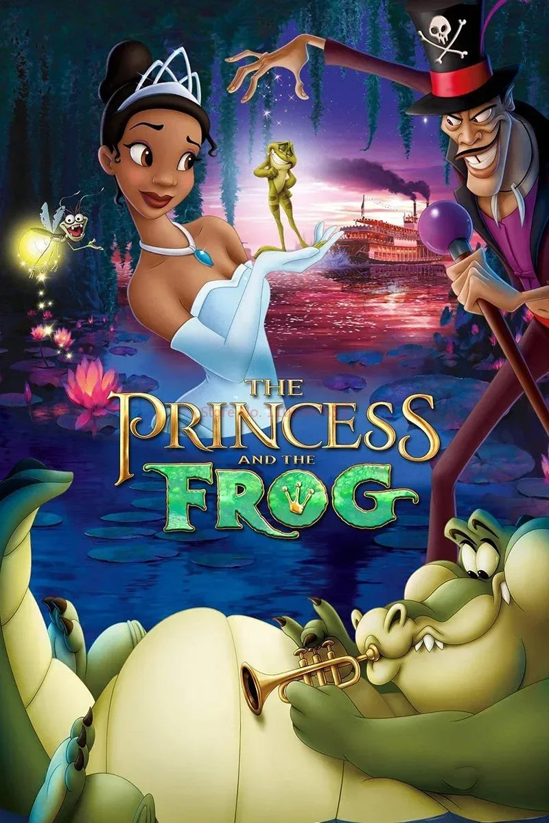 Disney Movie  The Princess And The Frog 22cm Plush Toys Stuffed Soft Doll Toy Cartoon Animal Plush Gifts For Children