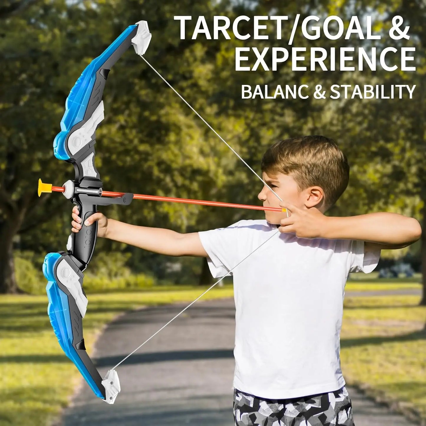 Kids Bow and Arrow LED Light Up Archery Set