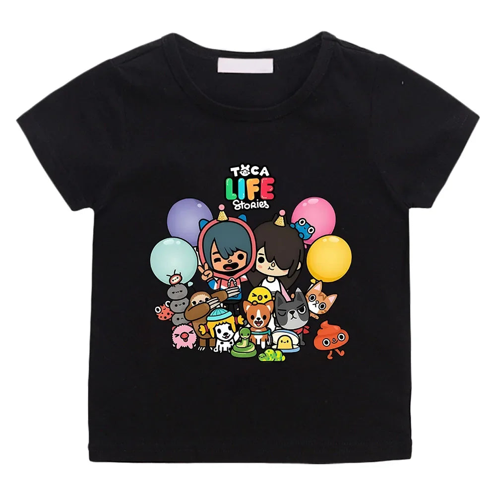 Cartoon Graphic Printed Comfy T-shirt