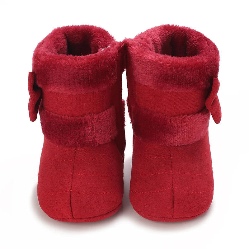 Baby Girls Winter Plush Comfort Snow Boots