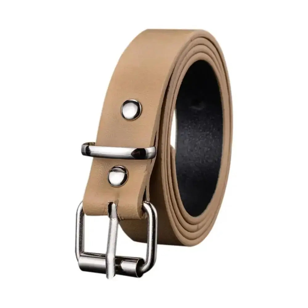 Children's PU Leather Metal Buckle Belts