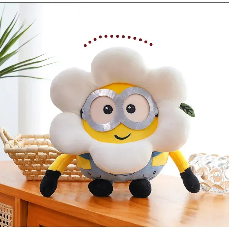 Movie Minions Plush Bob+Tim Series Bob Holding Tim Bear Doll High Quality Cute Animal Toys Christmas Gifts