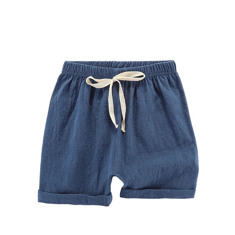 Girl's Linen Cotton Shorts