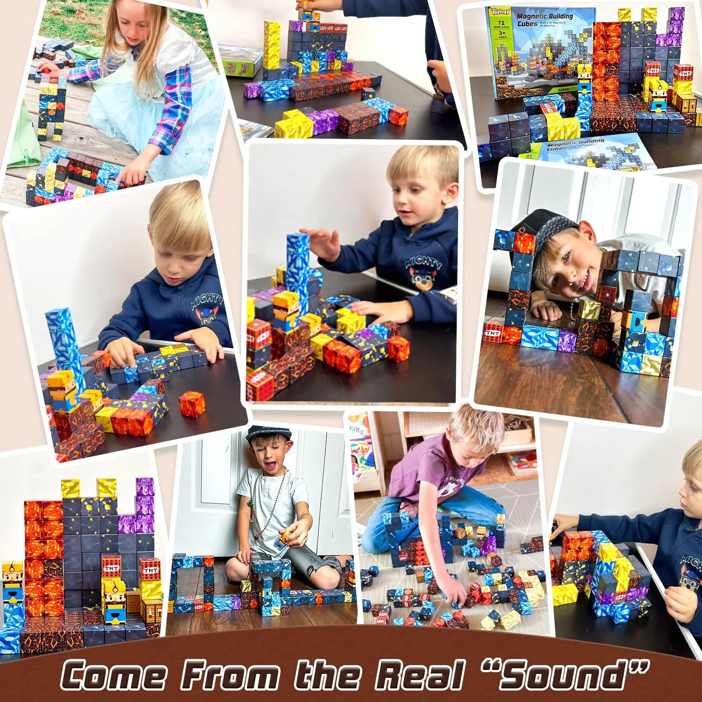 Magnetic Building Blocks Mine World