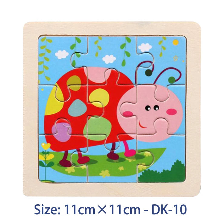 Montessori Educational Wooden Jigsaw Puzzles