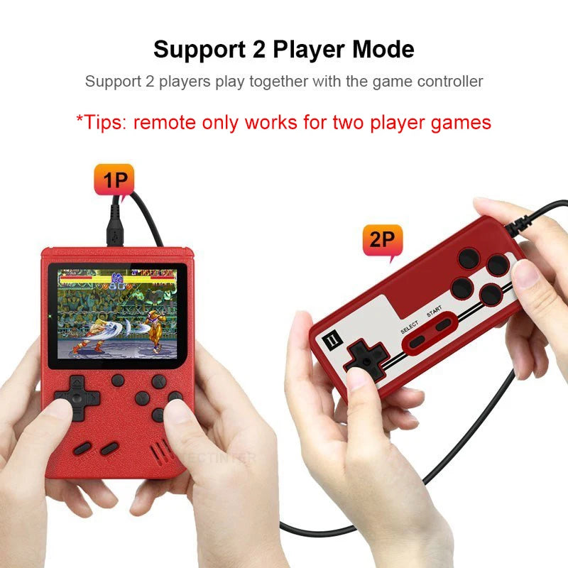 Retro Portable Mini Handheld Video Game Console With Built-in 500 games