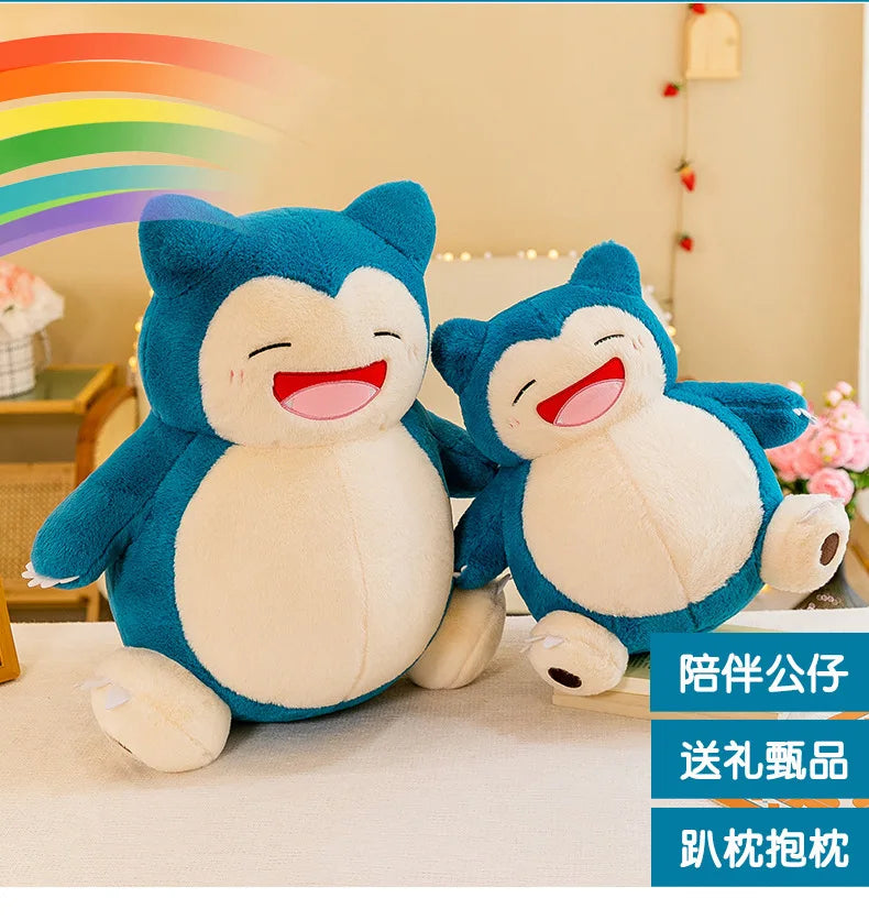 Pokemon Cartoon Snorlax 35cm Plush Toy Anime Movie Pocket Monster New Rare Soft Stuffed Animal Doll For Xmas Gift