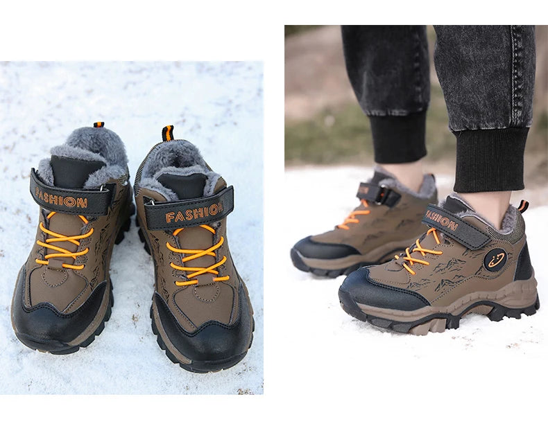 Children's Winter Hiking Cotton Shoes