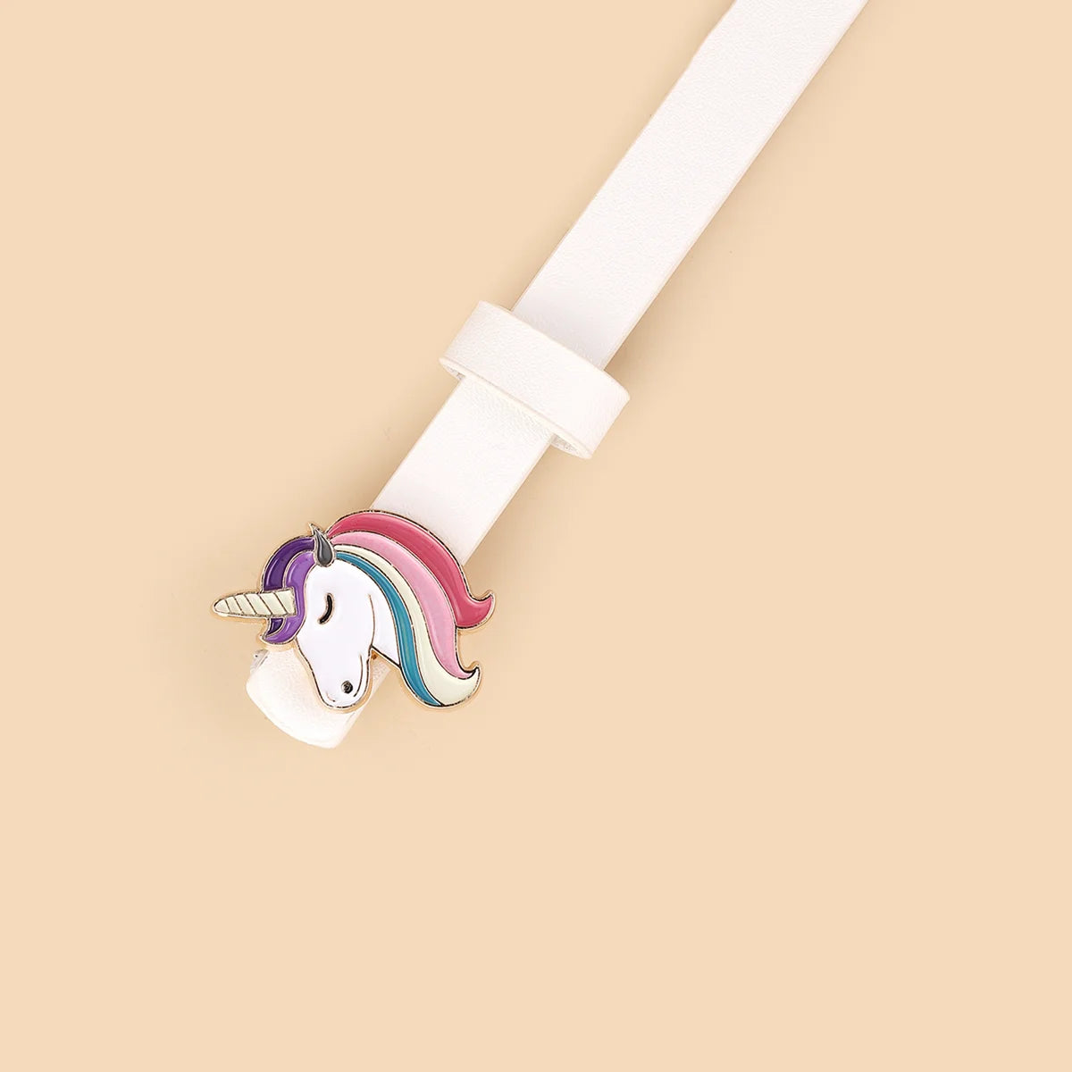 Unicorn Pony Thin Buckle Belt