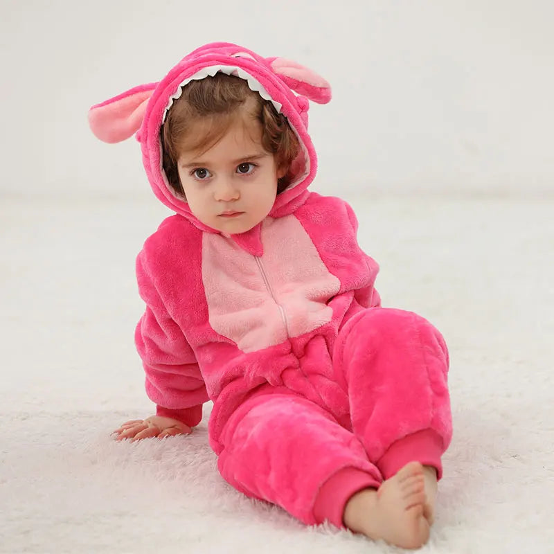 0 1 2 3 4 Years Kigurumi Pajamas for Toddler Baby Clothes Children Outfits Infant Dinosaur Unicorn Cat Monkey Cosplay Costumes