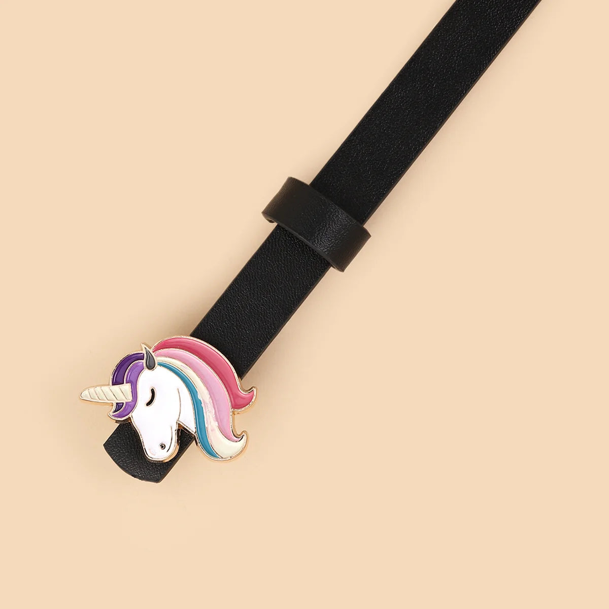 Unicorn Pony Thin Buckle Belt