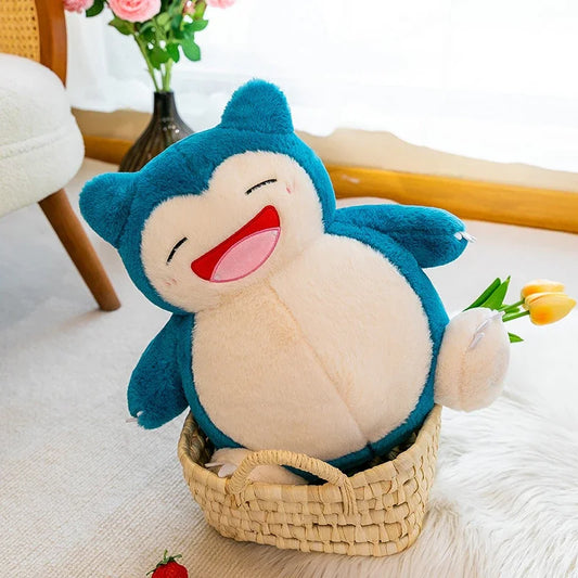 Pokemon Cartoon Snorlax 35cm Plush Toy Anime Movie Pocket Monster New Rare Soft Stuffed Animal Doll For Xmas Gift