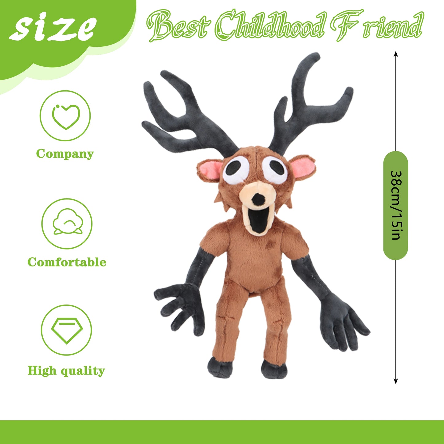 99 Nights In The Forest   Deer Plush Toys Movie Stuffed Animals Deer Toy Fans Birthday Gifts Toys for Kids Halloween Gifts