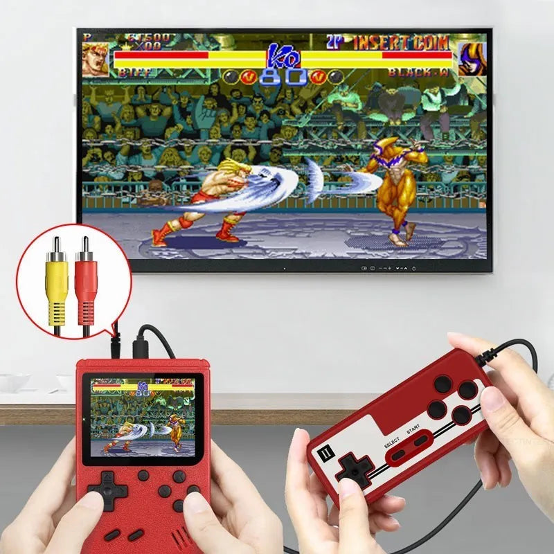 Retro Portable Mini Handheld Video Game Console With Built-in 500 games