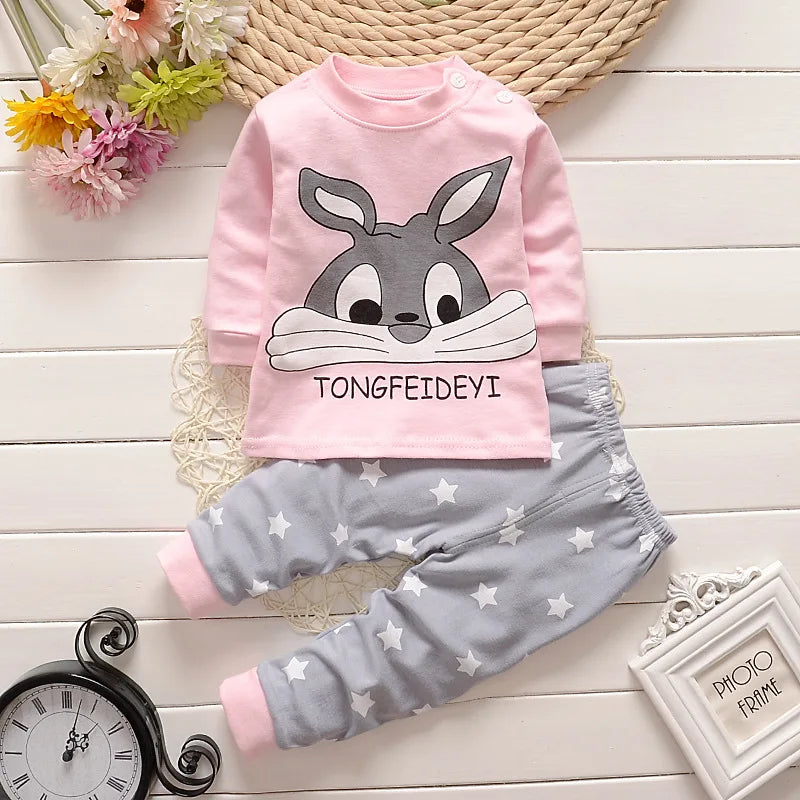 Baby Girl Cotton Sleepwear Pajamas