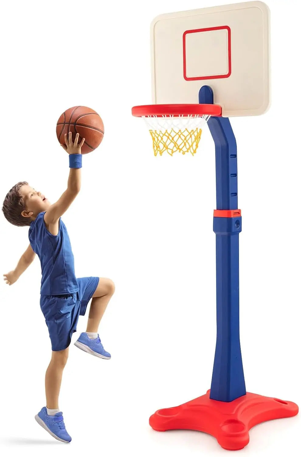 Kids Adjustable Height Basketball Hoop