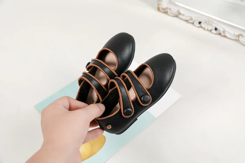 Girls Leather Dress Shoes