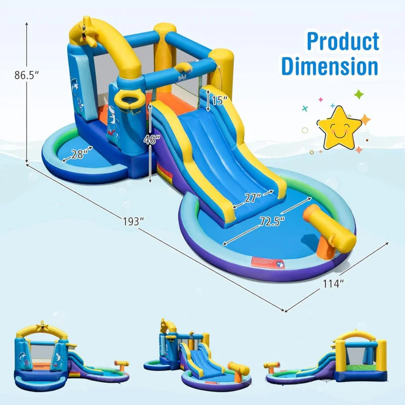 Outdoor Inflatable Slide Pool For Kids