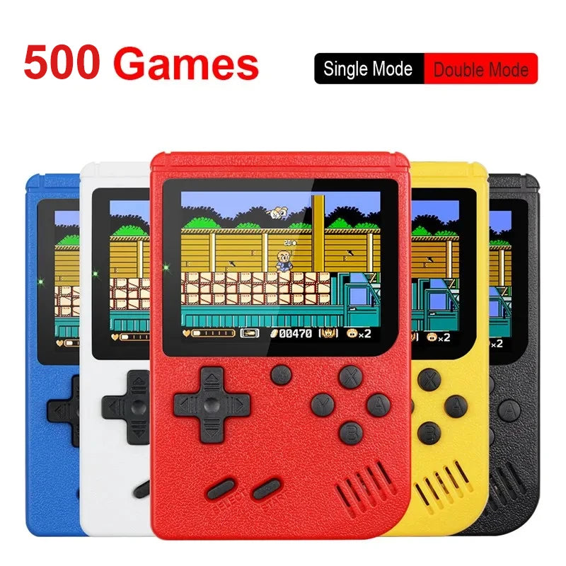 Retro Portable Mini Handheld Video Game Console With Built-in 500 games