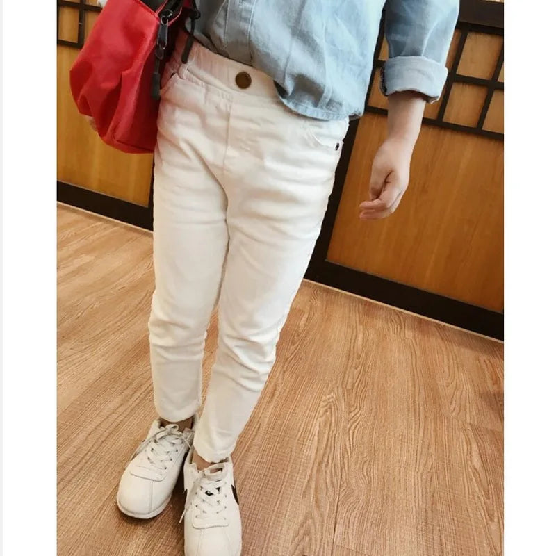 Boys Slim-fit Stretchable Casual Pants