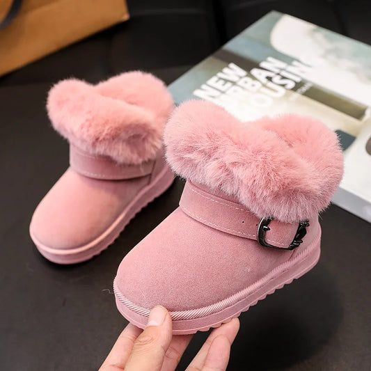 Kids Plush Snow Boots