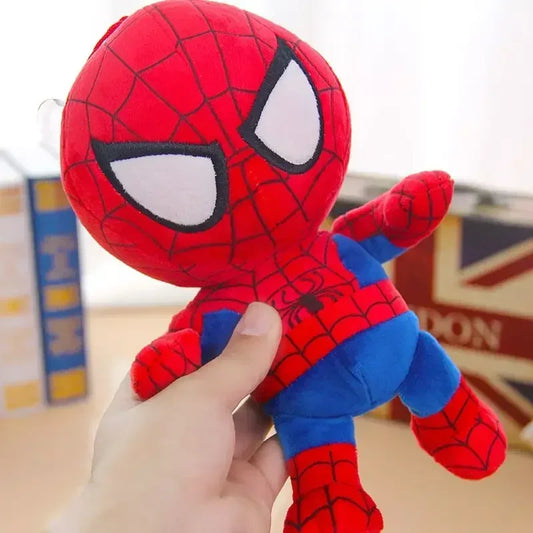 Spiderman 27cm Plush Toys Movie Dolls Marvel Avengers Soft Stuffed Hero Captain America Iron Christmas Gifts for Kids