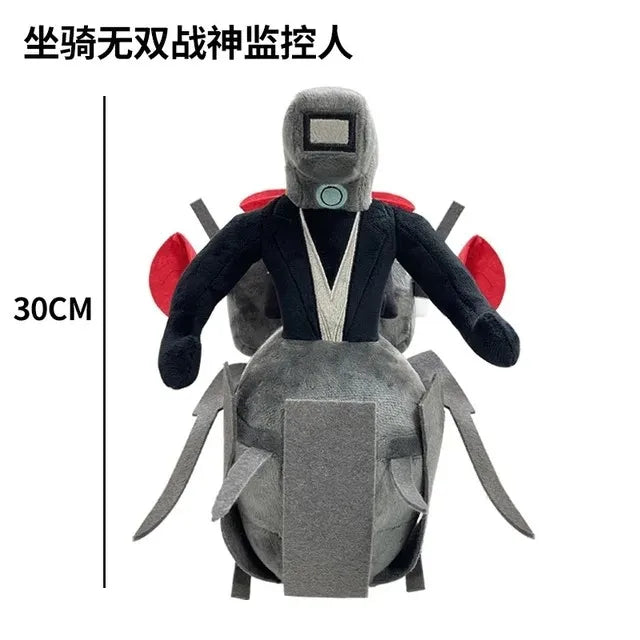 Skibidi Toilet Stuffed Plush Doll Toys Collectible Gifts for Kids Fans Adults Birthday Anime Game Figure Titan TV Man Cameraman