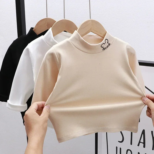 Girl's Long Sleeve Turtleneck Tees