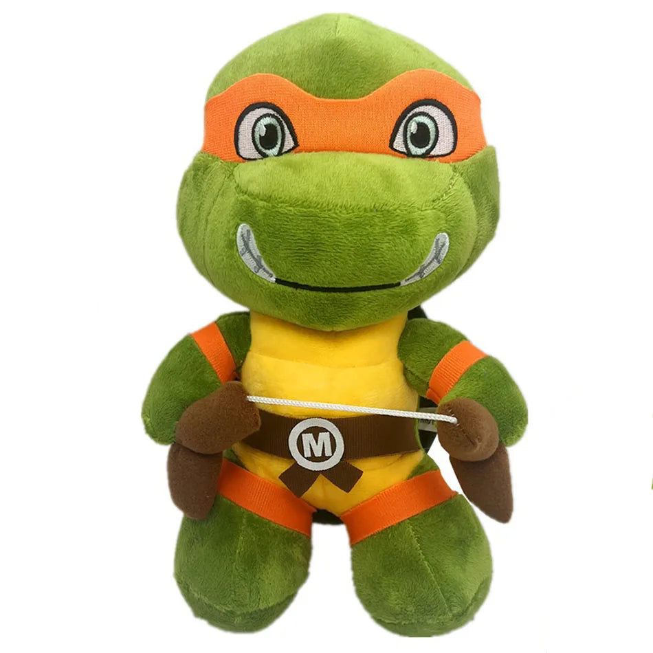 Ninja Turtles Plush Dolls25cm  Anime Game TMNT Leo Raph Mike Don Stuffed Animals Decoration Ornament Toys for Kids Birthday Gift