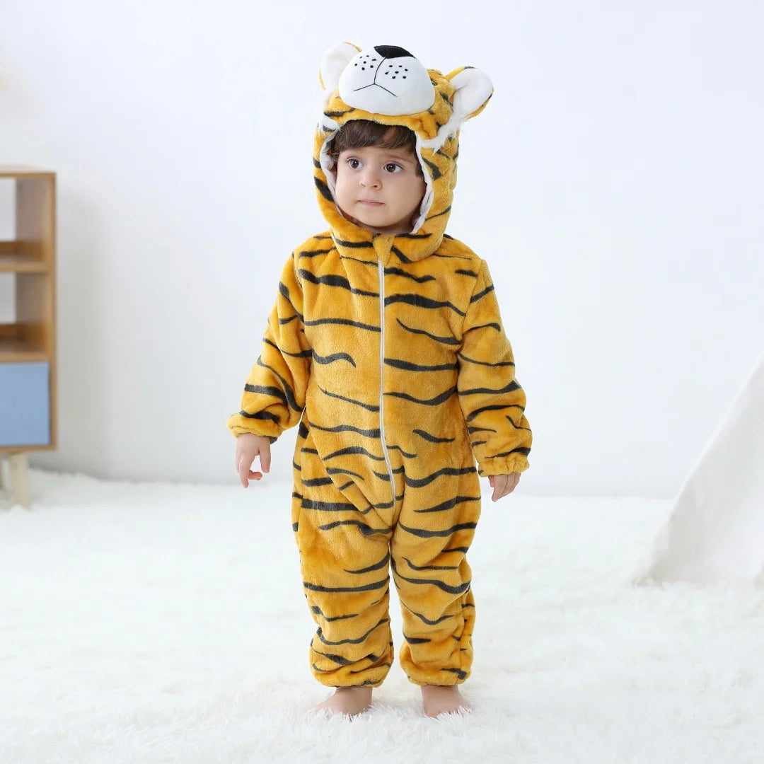 Newborn Animal Themed Jumpsuit