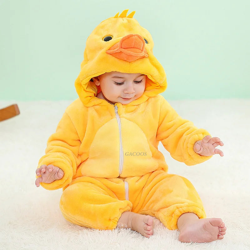 0 1 2 3 4 Years Kigurumi Pajamas for Toddler Baby Clothes Children Outfits Infant Dinosaur Unicorn Cat Monkey Cosplay Costumes