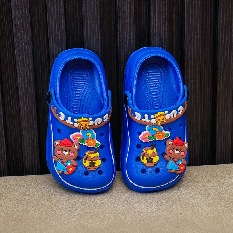 Versatile Kid's Clogs with Cartoon Charms