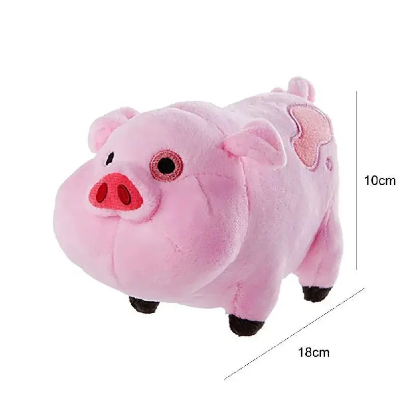 Disney Anime Movie Gravity Falls Figures Waddles Pig 18cm  Cartoon Stuffed Animals Plush Doll Toy for Girl New Year Xmas Gift